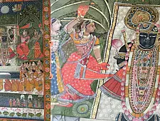 Miniature Painting ~ Rajasthan ~ Srinath Ji {D}
